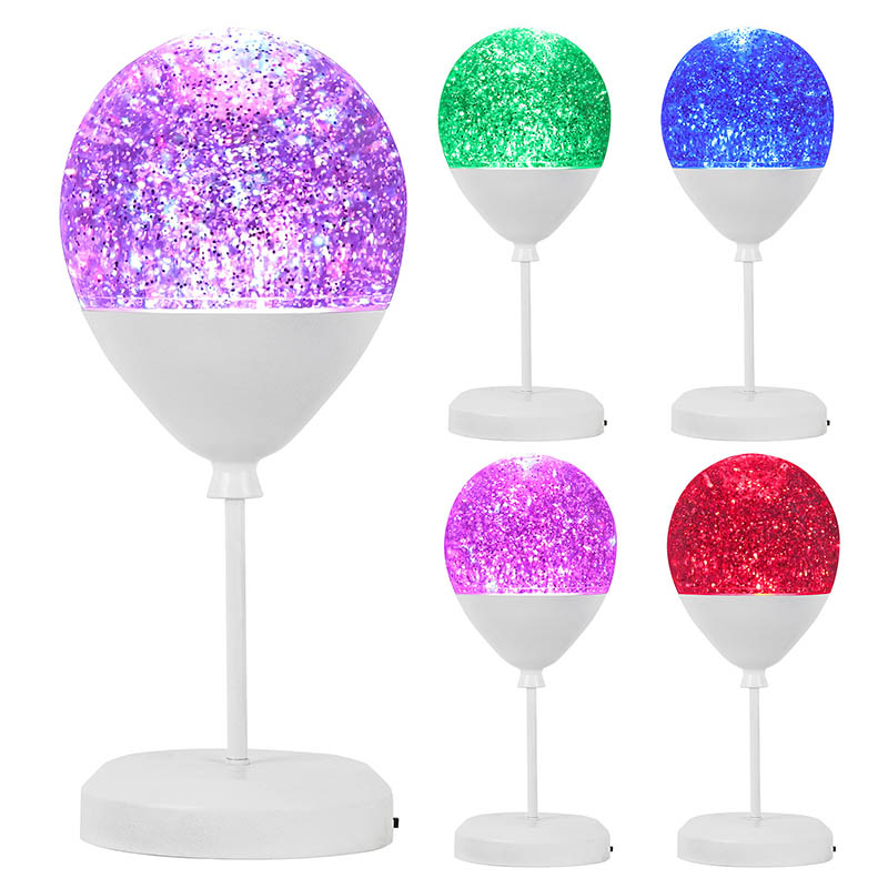 Glitter RGB -lelut kevyesti kupin sävyllä