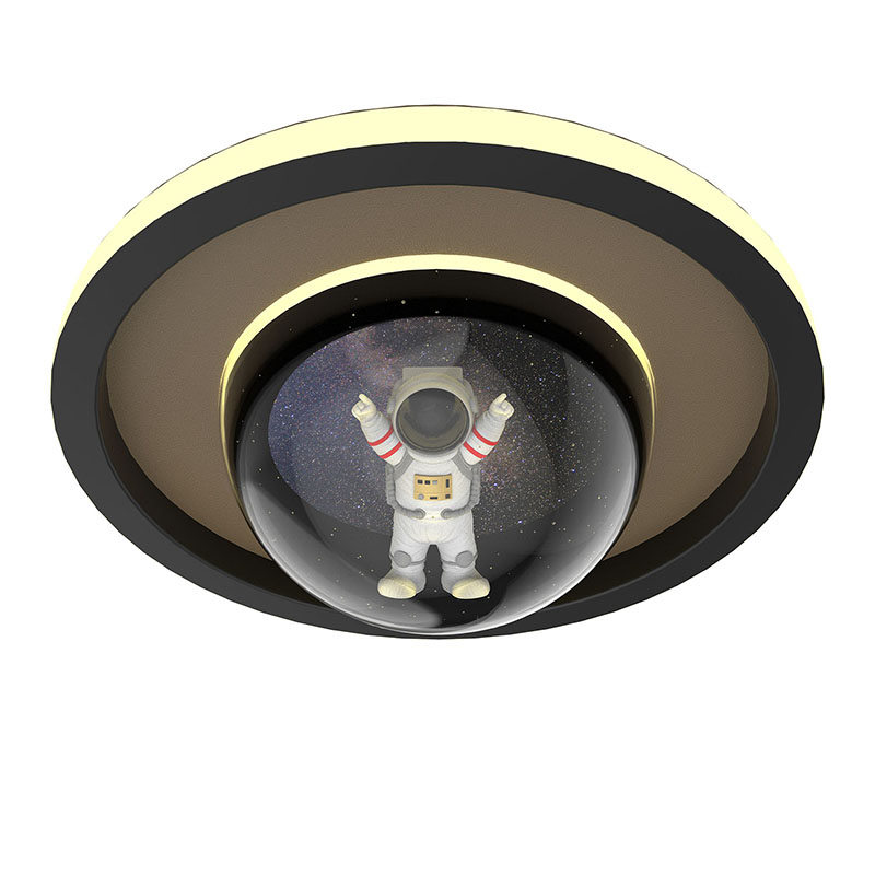 LED-kattovalaisin Astronaut-varjostimella