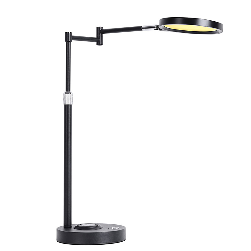 LED -työpöytävalaisin, jossa on taitettava toiminto