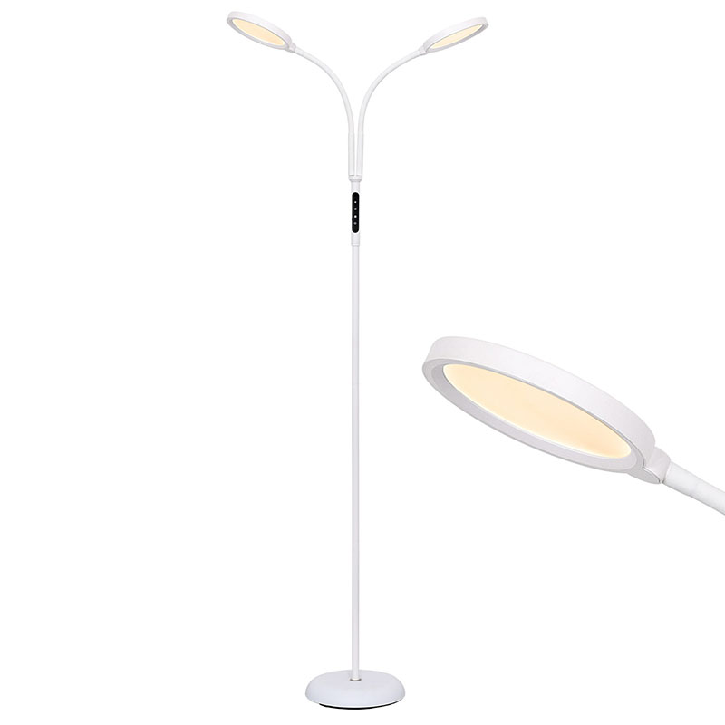LED -lattiavalaisin kaksinkertaisella kuullulla