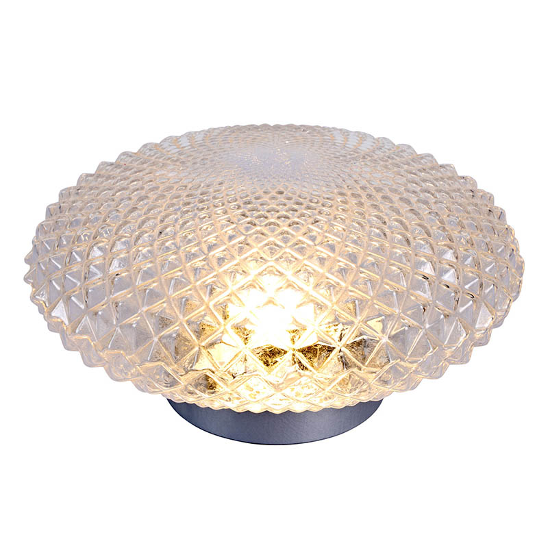 LED-pöytävalaisin lasilla