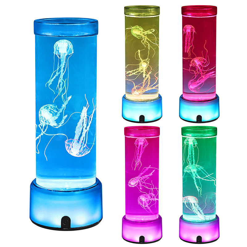 Äskettäin meduusan lamppu RGB: n pyörityspohjalla