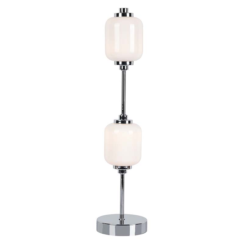 Uusi LED-pöytävalaisin lasivarjostimella