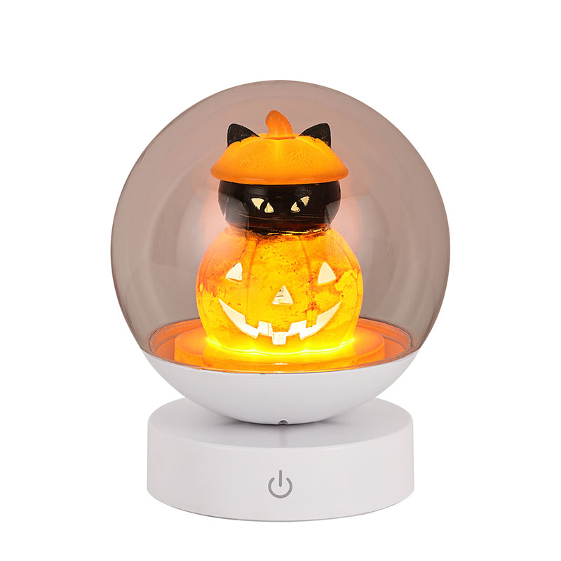 Ladattava Halloween Pumpkin Night Light kurpitsanpäällä