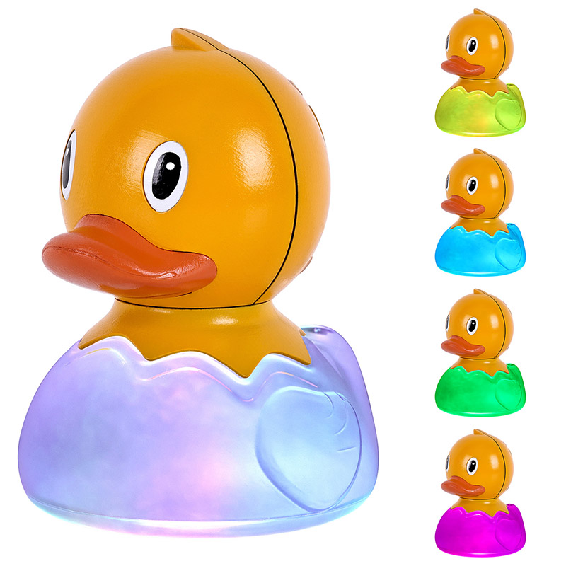 RGB Duck -lamppu pilvisellä nesteellä