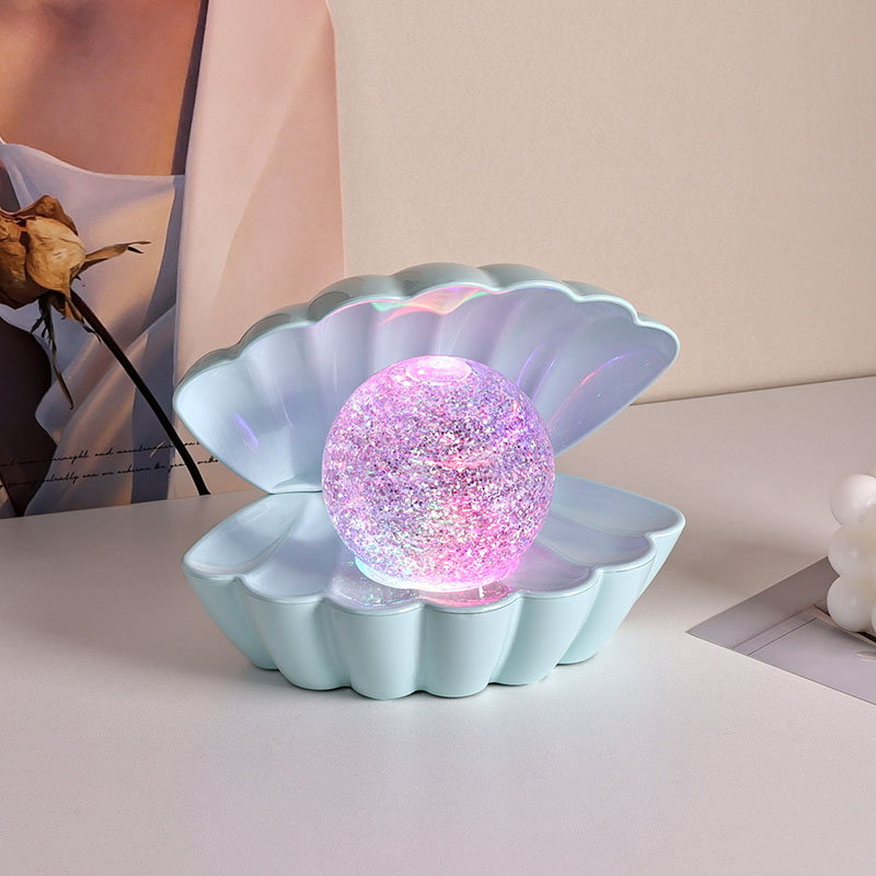 RGB-kuorilamppu Glitter Liquidillä