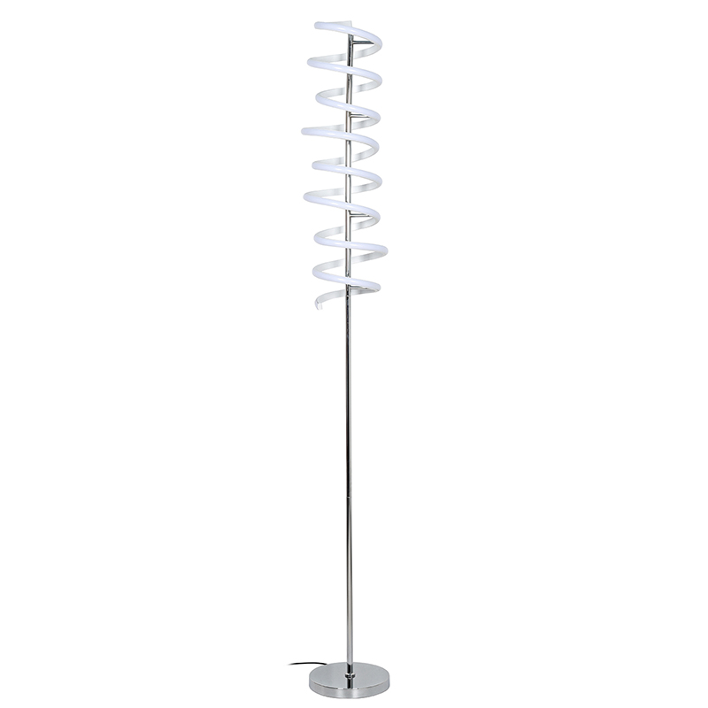 Spiraalimuotoinen LED-lattiavalaisin
