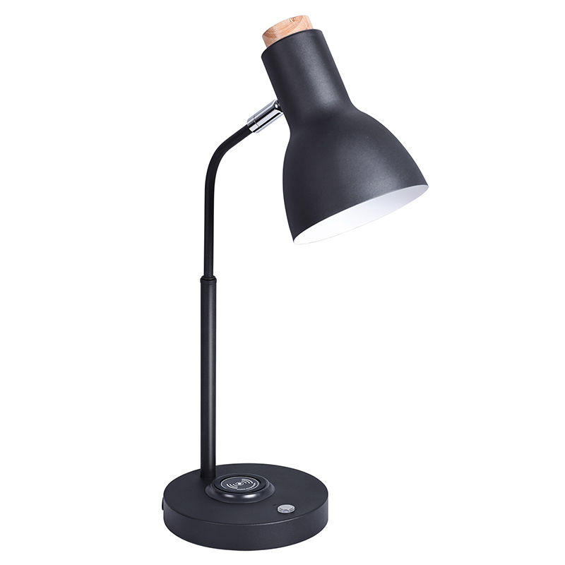 Langaton lataus LED-pöytälamppu